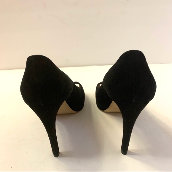 Armani Collezioni Black Suede Pump Heel - Picture 5 of 13